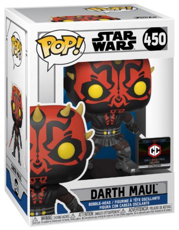 Figurine Funko Pop Star Wars : The Clone Wars #450 Dark Maul avec Darksaber