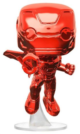 Figurine Funko Pop Avengers : Infinity War [Marvel] #285 Iron Man - Chromé Rouge