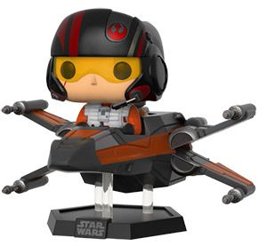 Figurine Funko Pop Star Wars 8 : Les Derniers Jedi #227 Poe Dameron avec X-Wing