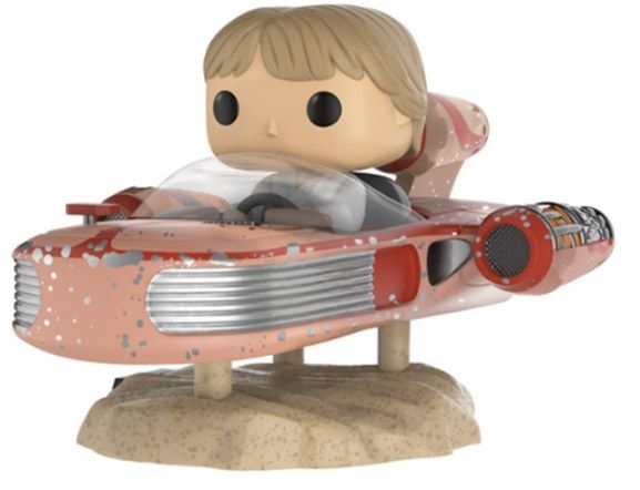 Figurine Funko Pop Star Wars 4 : Un nouvel espoir #175 Luke Skywalker avec Speeder