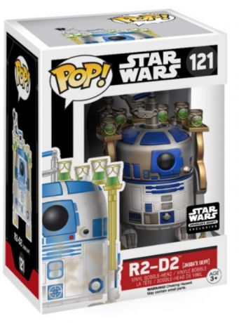 Figurine Funko Pop Star Wars 6 : Le Retour du Jedi #121 R2-D2 (Jabba's Skiff)