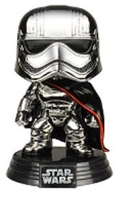 Figurine Funko Pop Star Wars 7 : Le Réveil de la Force #91 Capitaine Phasma (Chrome)