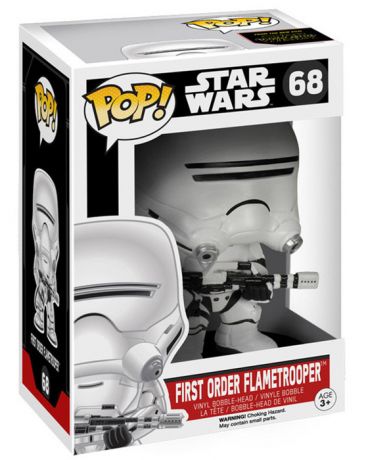 Figurine Funko Pop Star Wars 7 : Le Réveil de la Force #68 First Order Flametrooper