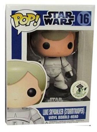 Figurine Funko Pop Star Wars 4 : Un nouvel espoir #16 Luke Skywalker (Stormtrooper)