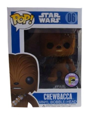 Figurine Funko Pop Star Wars 4 : Un nouvel espoir #06 Chewbacca - Flocked