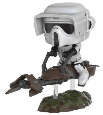 Figurine Funko Pop Star Wars 6 : Le Retour du Jedi #234 Scout Trooper avec Speeder 