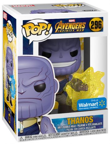 Figurine Funko Pop Avengers : Infinity War [Marvel] #296 Thanos - Pierre d'Esprit