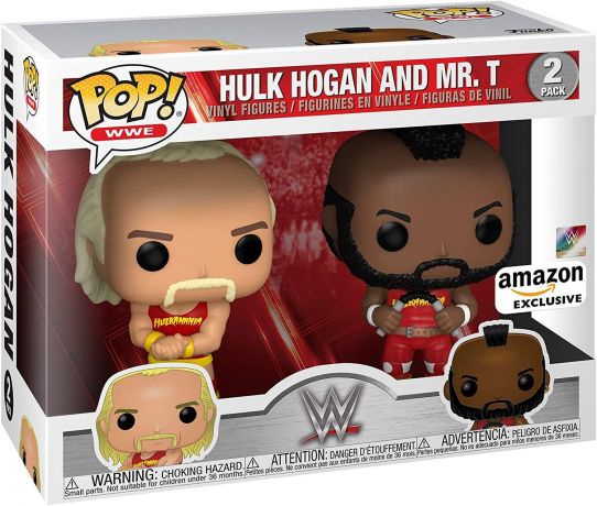 Figurine Funko Pop WWE Hulk Hogan et Mr. T (2-Pack)