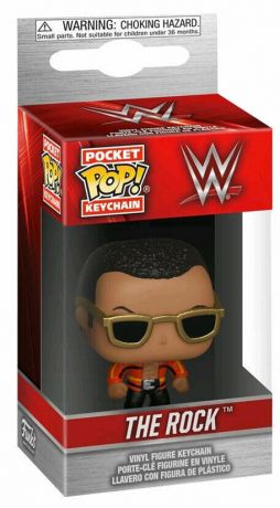 Figurine Funko Pop WWE The Rock - Porte clés