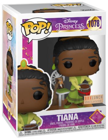 Figurine Funko Pop Disney Ultimate Princess #1078 Tiana with Gumbot pot