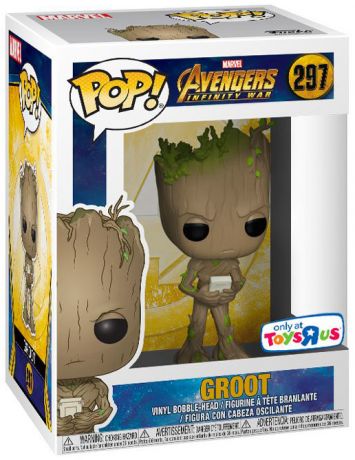 Figurine Funko Pop Avengers : Infinity War [Marvel] #297 Groot - De Mauvaise Humeur