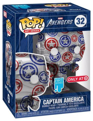 Figurine Funko Pop Avengers : Endgame [Marvel] #32 Captain America - Art series