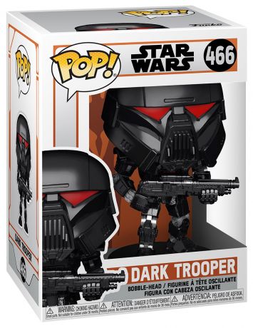 Figurine Funko Pop Star Wars : Le Mandalorien #466 Dark Trooper