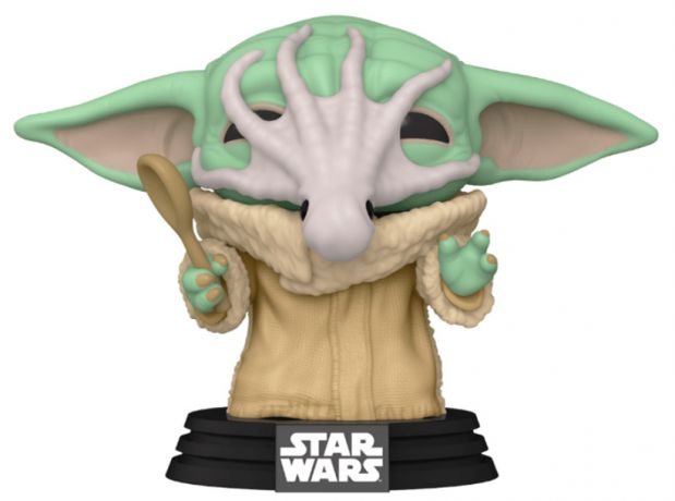 Figurine Funko Pop Star Wars : Le Mandalorien #469 Grogu calamar
