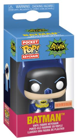 Figurine Funko Pop Batman Série TV [DC] #00 Batman Métallique - Porte clés