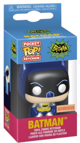 Figurine Funko Pop Batman Série TV [DC] Batman Métallique - Porte clés