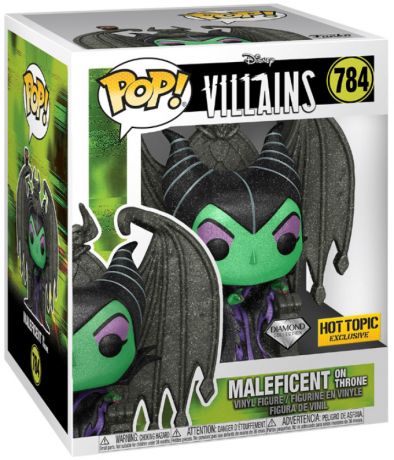 Figurine Pop Disney Villains #784 pas cher : Maléfique sur son Trône -  Diamant