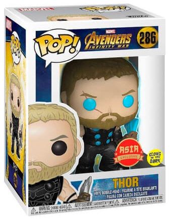 Figurine Funko Pop Avengers : Infinity War [Marvel] #286 Thor - Brille dans le Noir