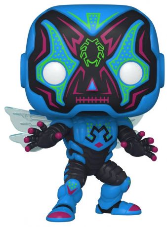 Figurine Funko Pop DC Super-Héros #410 Blue Beetle - Dia De Los DC