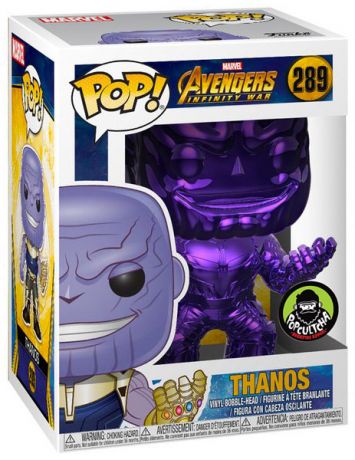 Figurine Funko Pop Avengers : Infinity War [Marvel] #289 Thanos - Chromé Violet