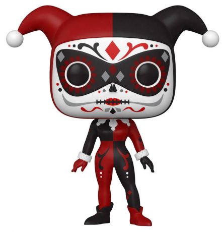 Figurine Funko Pop DC Super-Héros #413 Harley Quinn  - Dia De Los DC