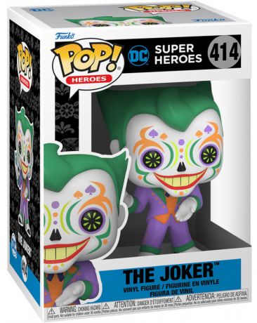 Figurine Funko Pop DC Super-Héros #414 Joker - Dia De Los DC