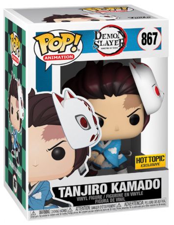 Figurine Funko Pop Demon Slayer #867  Tanjiro Kamado avec masque