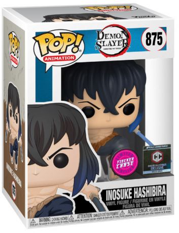 Figurine Funko Pop Demon Slayer #875 Inosuke Hashibira [Chase] - Flocked