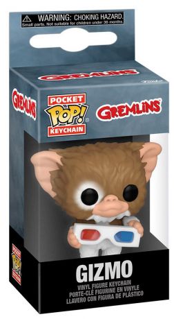 Figurine Funko Pop Gremlins Gizmo avec lunettes 3D - Porte clés