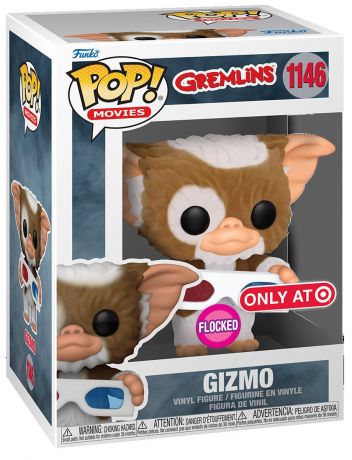 Figurine Funko Pop Gremlins #1146 Gizmo avec lunettes 3D - Flocked