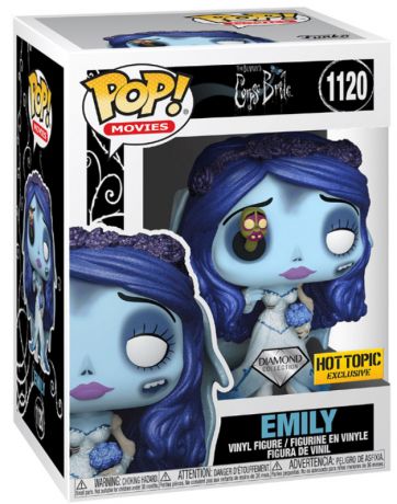 Figurine Funko Pop Les Noces funèbres #1120 Emily avec L'asticot - Diamant 