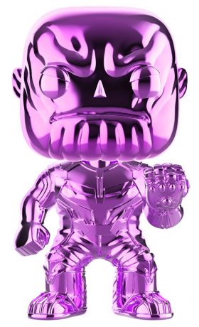 Figurine Funko Pop Avengers : Infinity War [Marvel] #415 Thanos - Point Serré - Chromé Violet