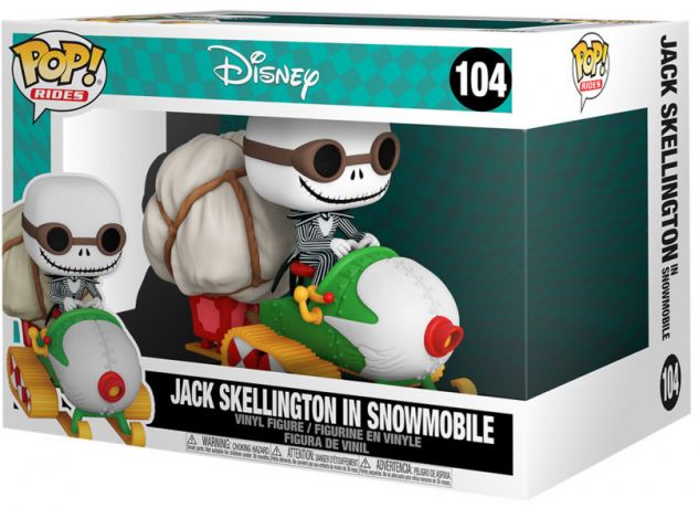 Figurine Funko Pop L'étrange Noël de M. Jack [Disney] #104 Jack en motoneige