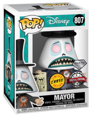 Figurine Funko Pop L'étrange Noël de M. Jack [Disney] #807 Maire - Diamant [Chase]