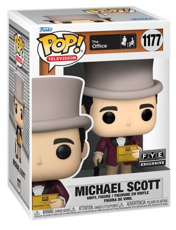 Figurine Funko Pop The Office #1177 Michael Ticket d'or