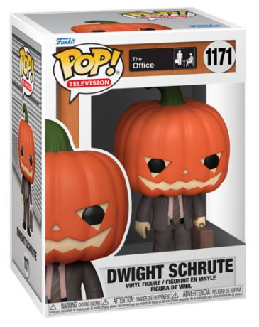 Figurine Funko Pop The Office #1171 Dwight tête de citrouille