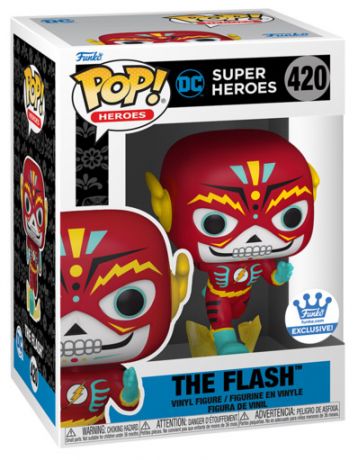 Figurine Funko Pop DC Super-Héros #420 Flash - Dia De Los DC