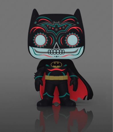 Figurine Funko Pop DC Super-Héros #409 Batman - Dia De Los DC - Glow in the Dark