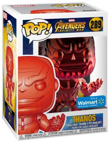 Figurine Funko Pop Avengers : Infinity War [Marvel] #289 Thanos - Chromé Rouge