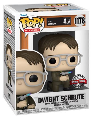 Figurine Funko Pop The Office #1178 Dwight avec chalumeau