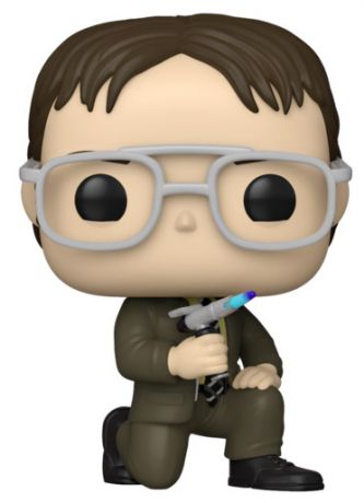 Figurine Funko Pop The Office #1178 Dwight avec chalumeau