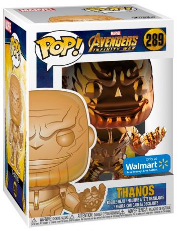 Figurine Funko Pop Avengers : Infinity War [Marvel] #289 Thanos - Chromé Orange