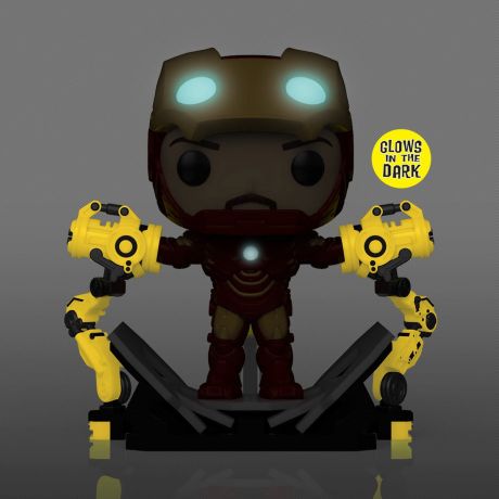 Figurine Funko Pop Marvel Comics #905 Iron Man MKIV with Gantry Glow in the Dark