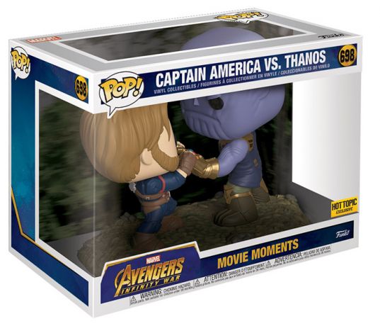 Figurine Funko Pop Avengers : Infinity War [Marvel] #698 Captain America contre Thanos