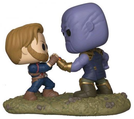 Figurine Funko Pop Avengers : Infinity War [Marvel] #698 Captain America contre Thanos