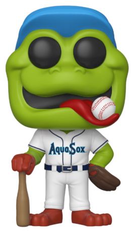Figurine Funko Pop MLB : Ligue Majeure de Baseball #01 Webbly (Home Jersey) - Aquasox