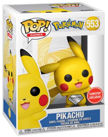 Figurine Funko Pop Pokémon #553 Pikachu Diamant 