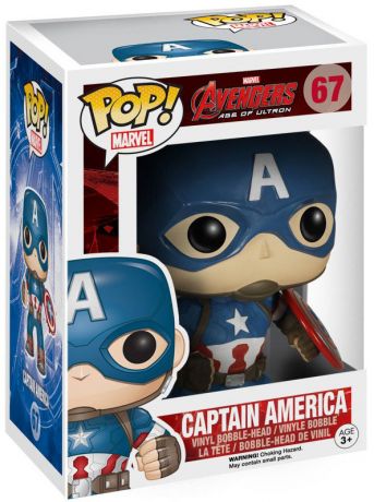 Figurine Funko Pop Avengers : L'Ère d'Ultron [Marvel] #67 Captain America