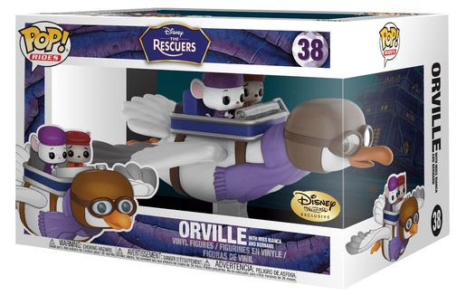 Figurine Funko Pop Disney #38 Orville avec Miss Bianca et Bernard