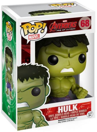 Figurine Funko Pop Avengers : L'Ère d'Ultron [Marvel] #68 Hulk